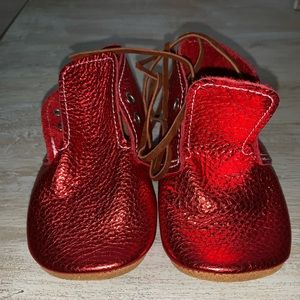 Ruby Red/ garnet Mon Petit Oxfords